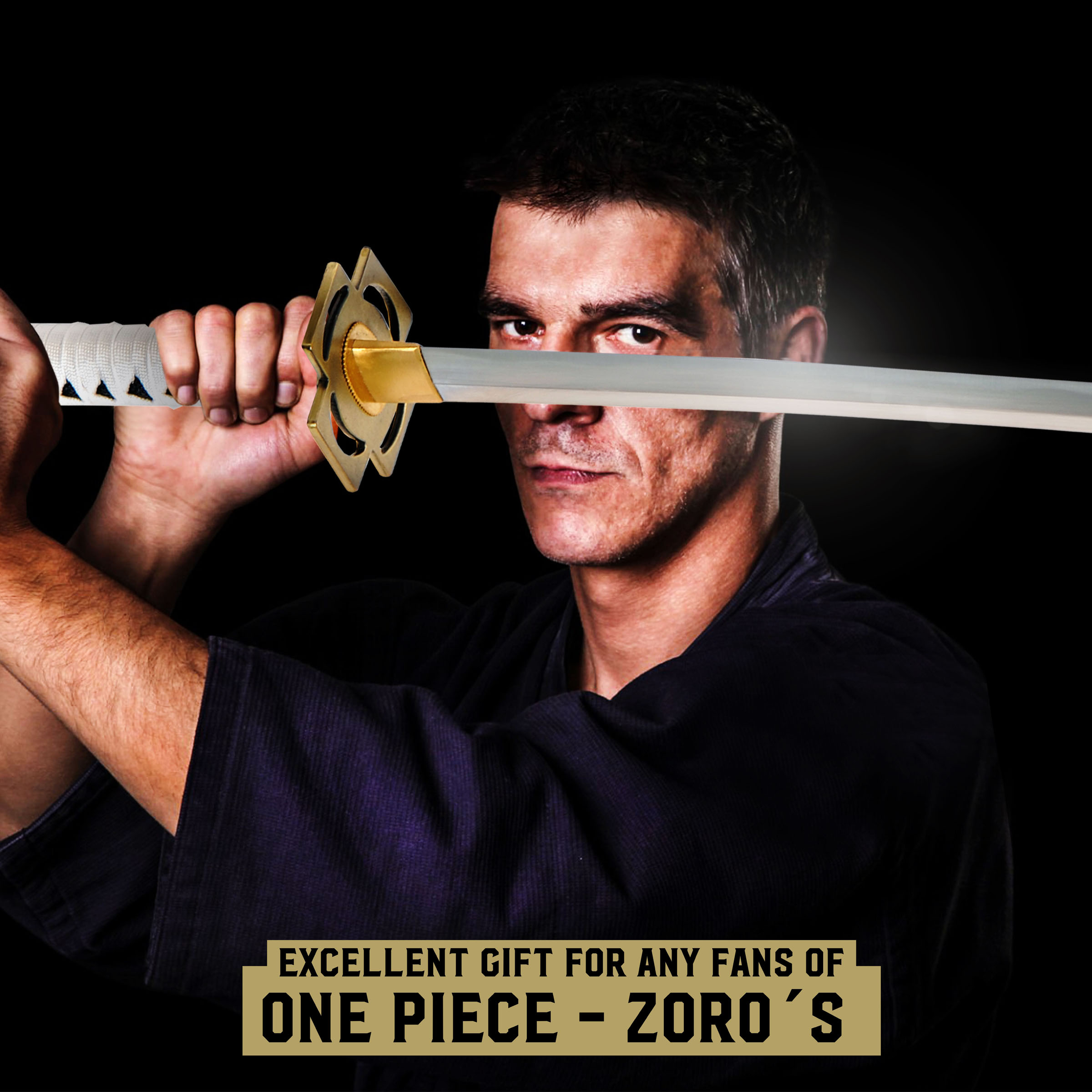 One Piece Roronoa Zoro Yubashiri Anime Sword handforged