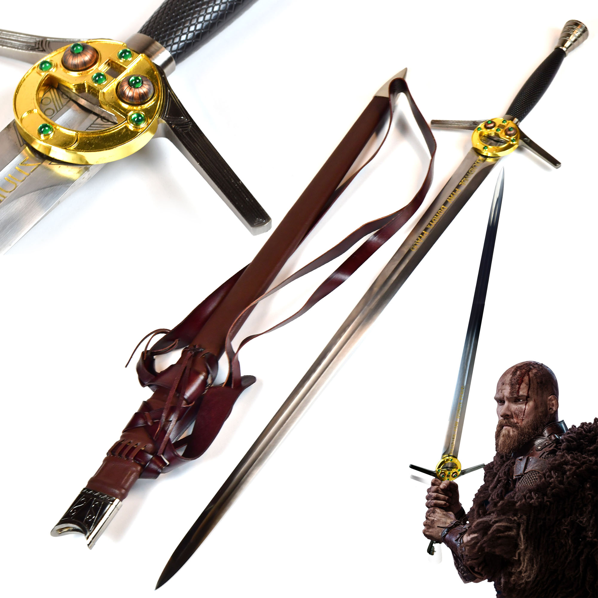 Witcher - steel sword with scabbard and belt - handforged, Netflix version - ltd Edition 500