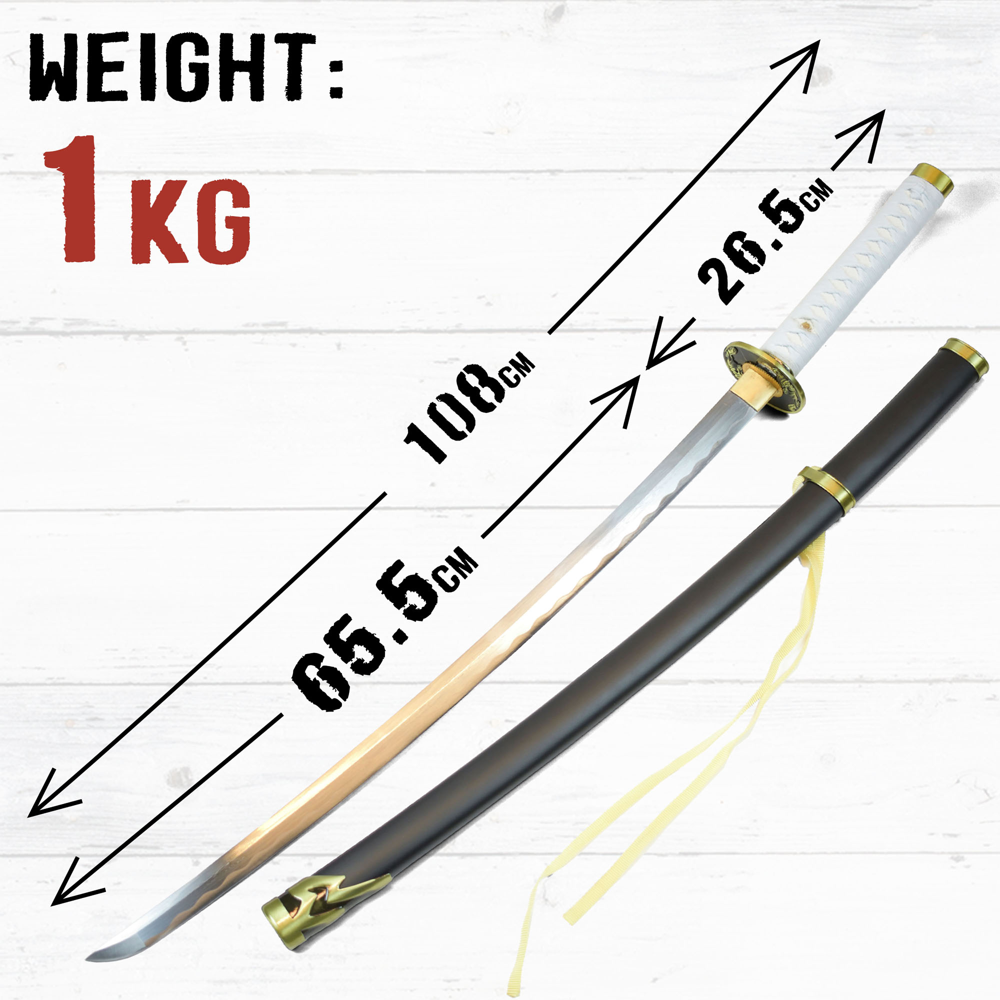 Devil May Cry 3 - Yamato Schwert des Vergil, handgeschmiedet & gefaltet, Set