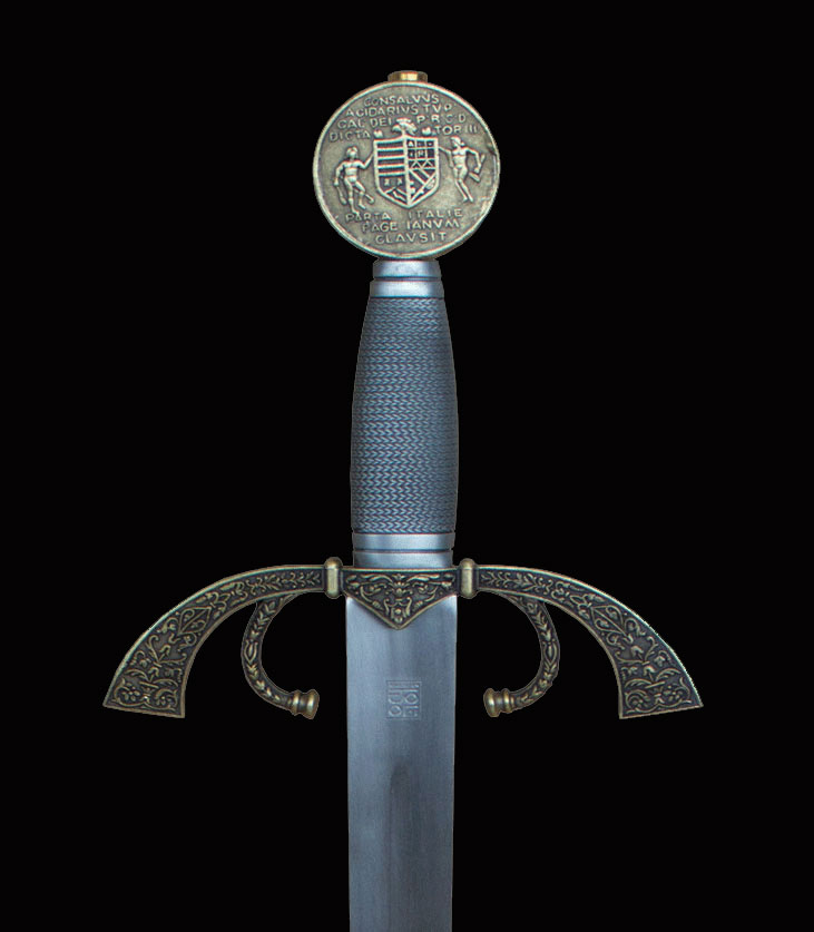 Großes Kapitänsschwert - Messing 