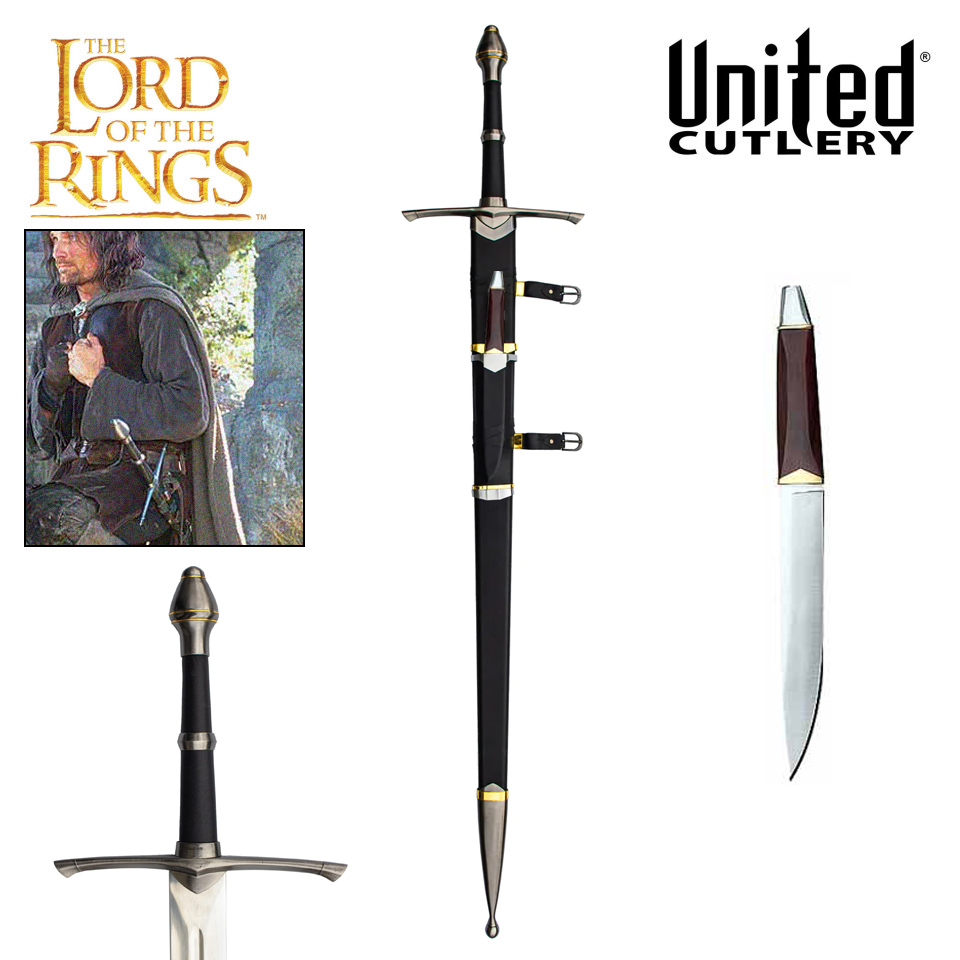 The Lord of the Rings - Sheath with dagger for the Strider Sword