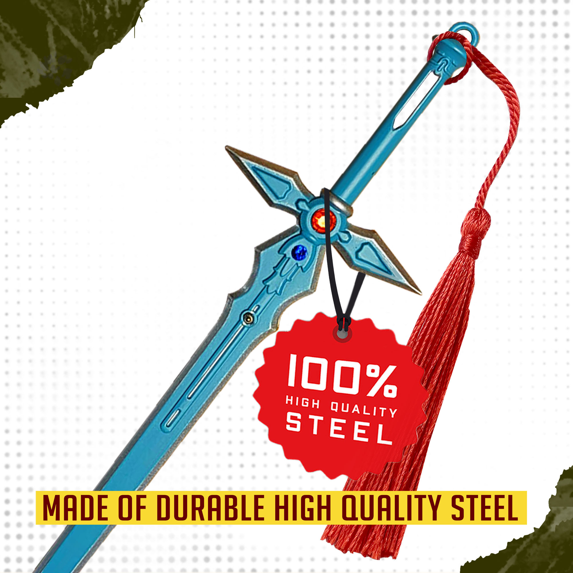 Sword Art Online – Blauer Dark Repulser Brieföffner mit Scheide und Ständer