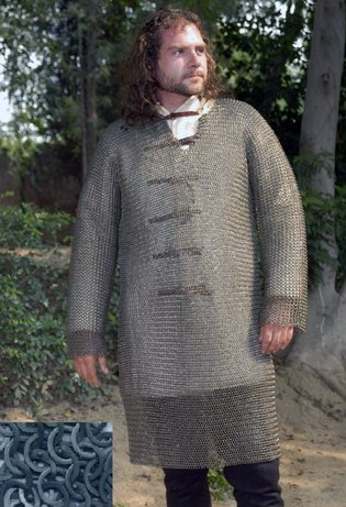 Hauberk- Full Sleeves Chainmail Shirt