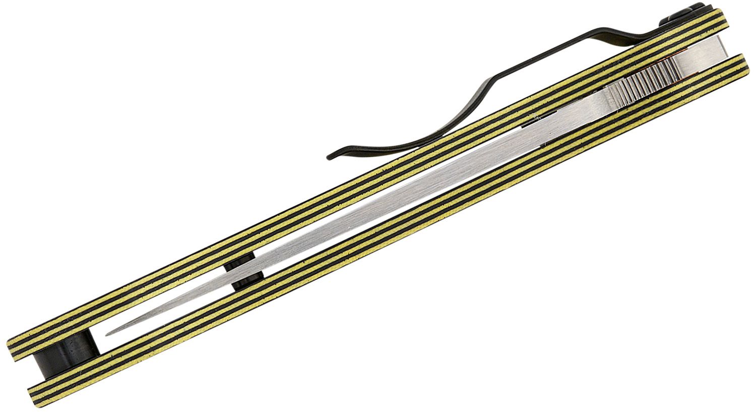 Paramilitary 2 Salt Compression, CPM-MagnaCut Satin Blade, Yellow/Black G10 Handle