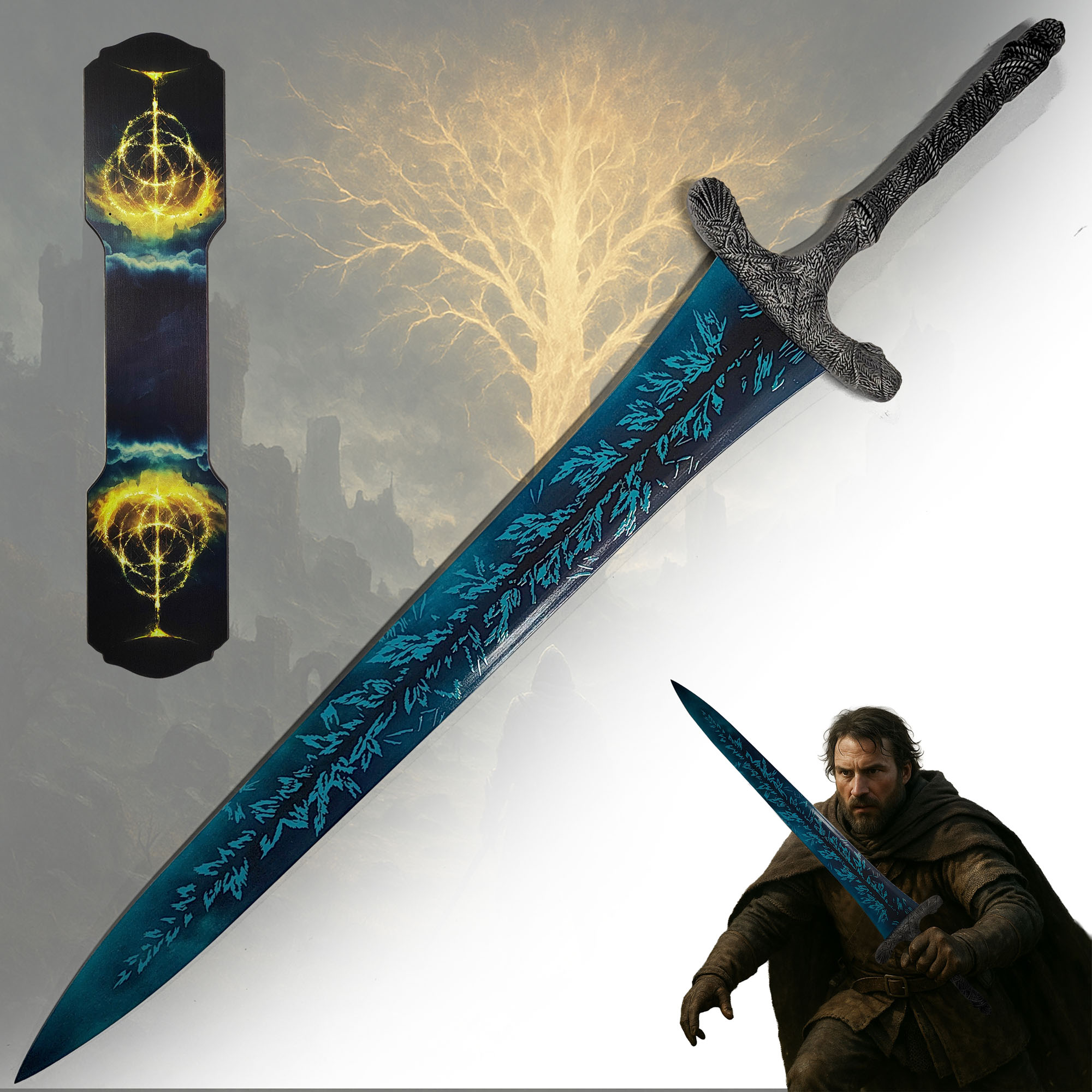Elden Ring - Dark Moon Großschwert mit großer Wandtafel