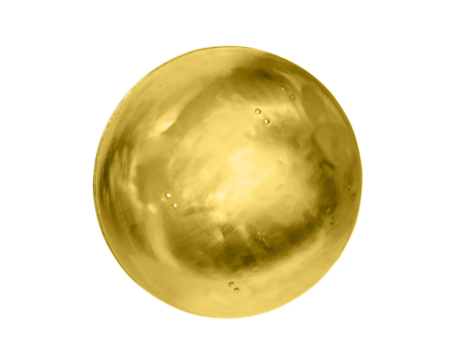 Hoplomachus Schild, Messing