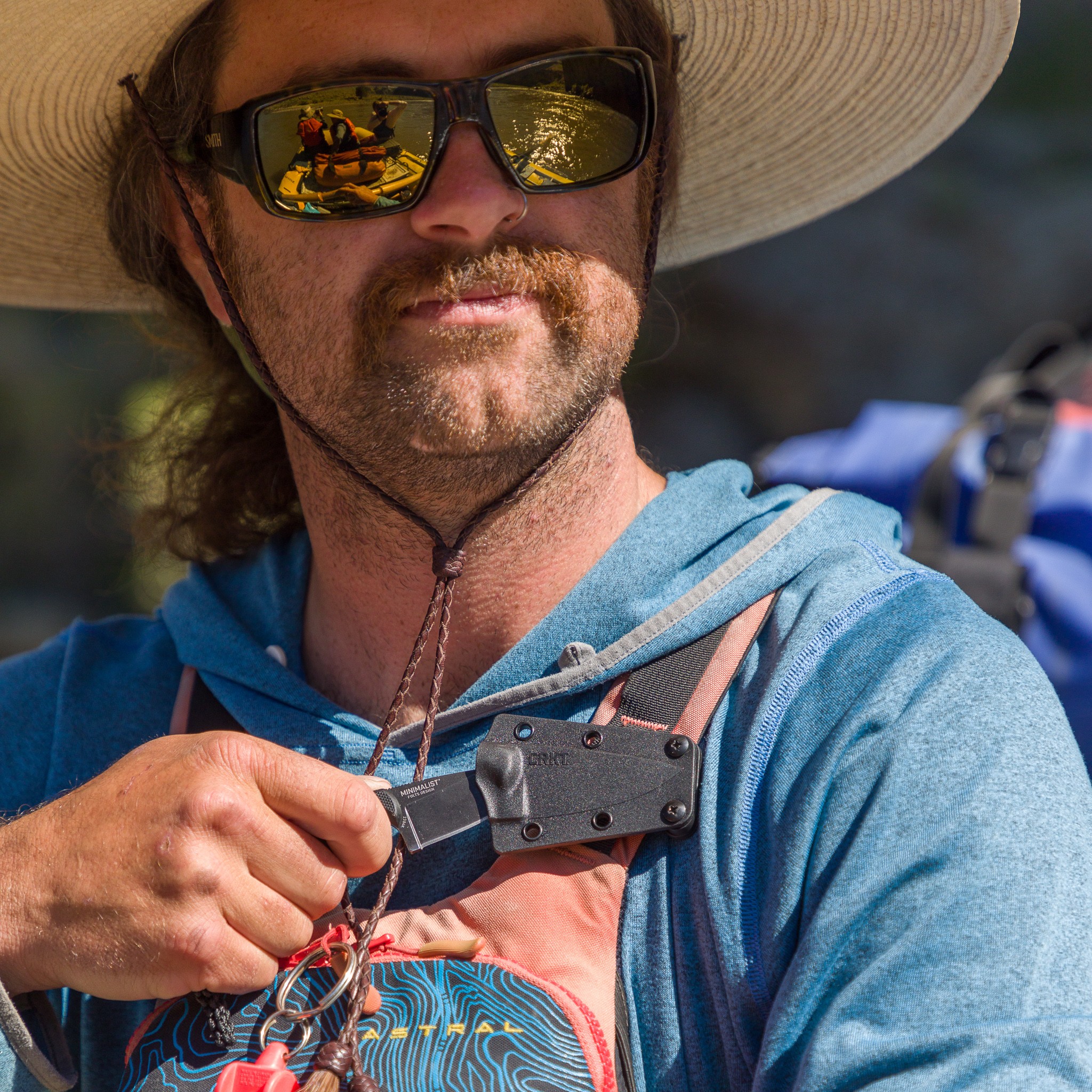 Minimalist Black Drop Point - Designed by Alan Folts