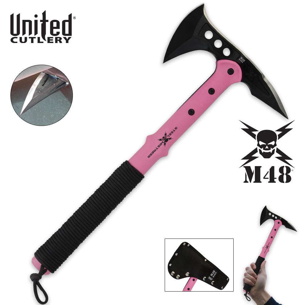 M48 Steel Mistress Tactical Tomahawk with Sheath