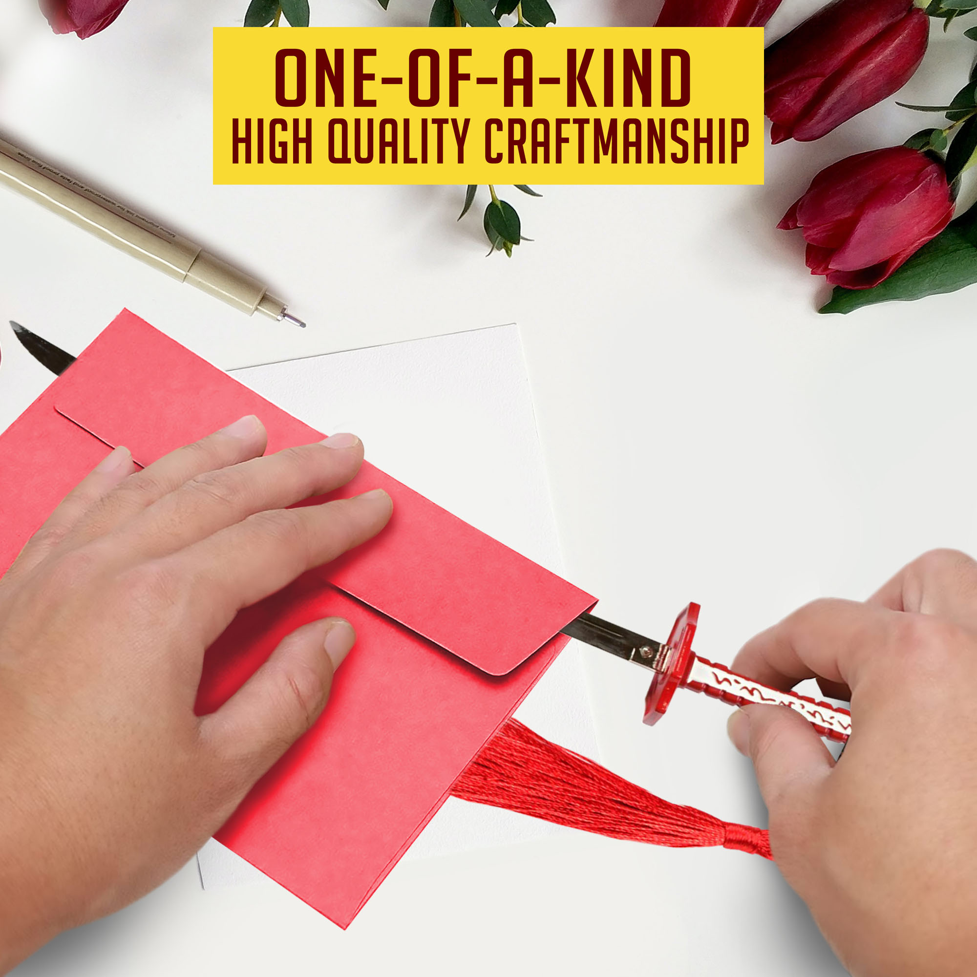 Akame Ga Kill – Akame Murasame Katana, Schwert-Brieföffner mit Scheide und Ständer 