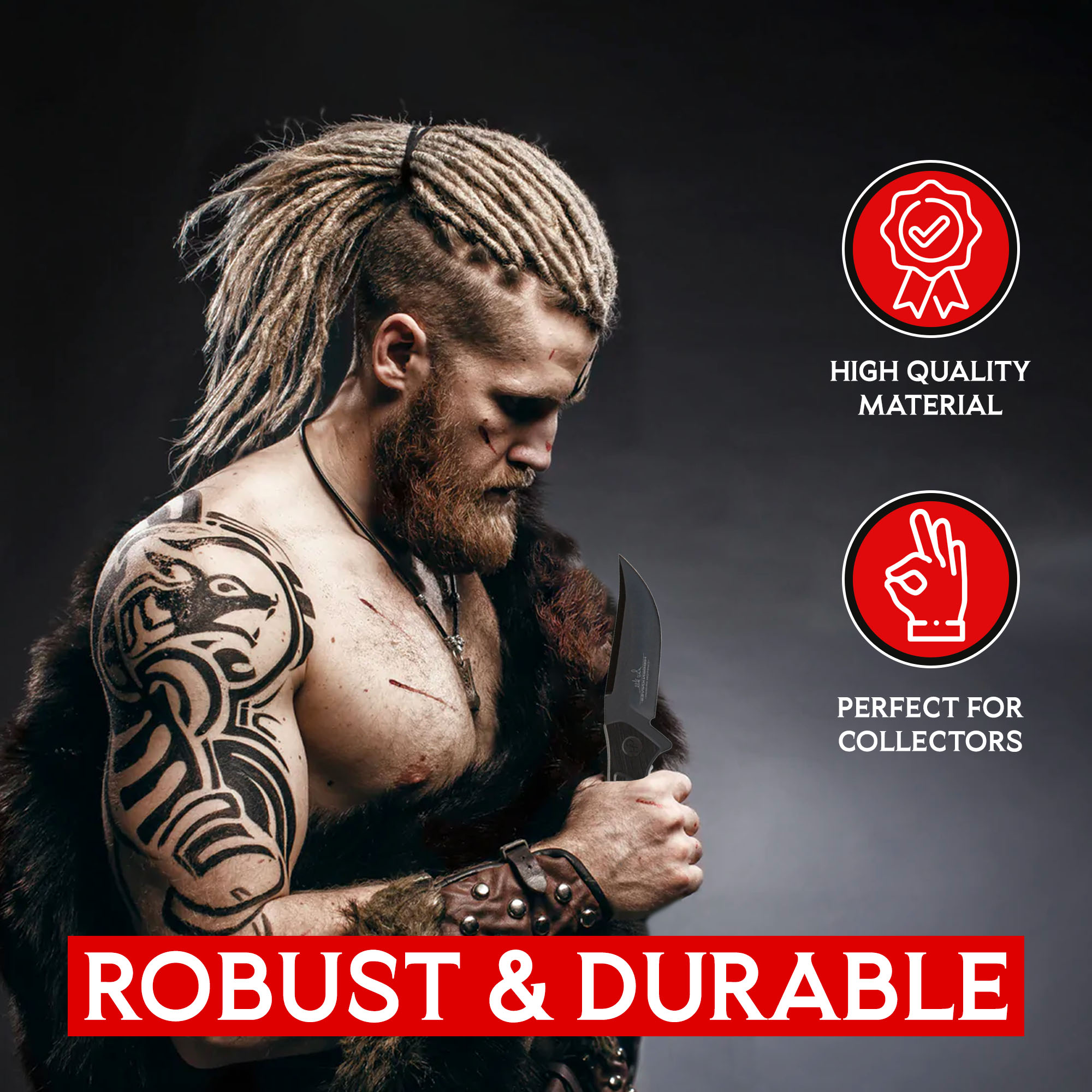 Hibben Black Whirlwind Taschenmesser