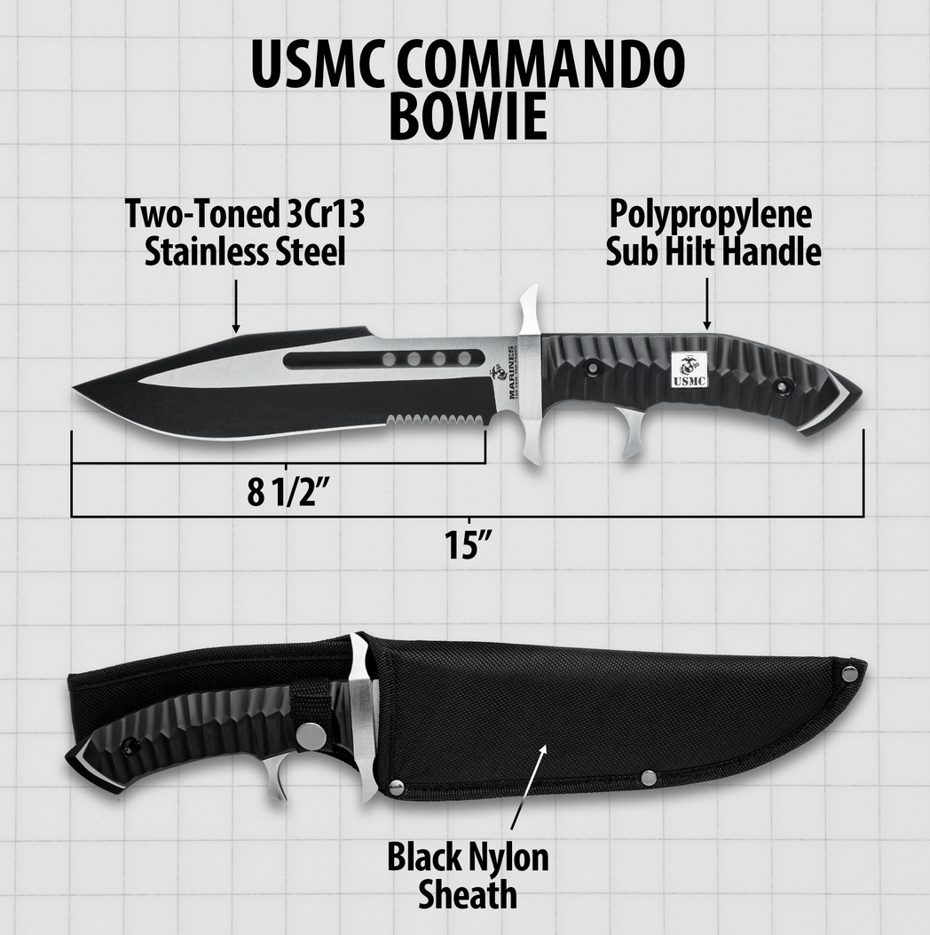 USMC Commando Bowie Messer
