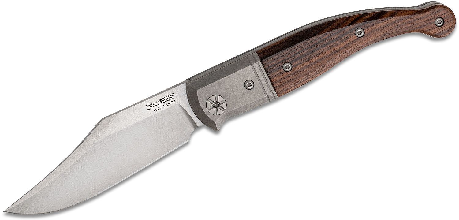 Gitano GT01 ST, Niolox Clip Point Blade, Santos Wood Handle