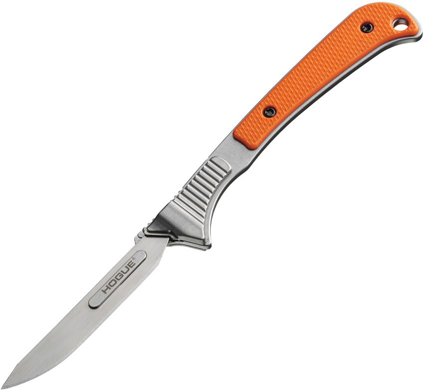 Expel Scalpel, Replaceable Blade, 440C Stainless and Orange G10 Handle