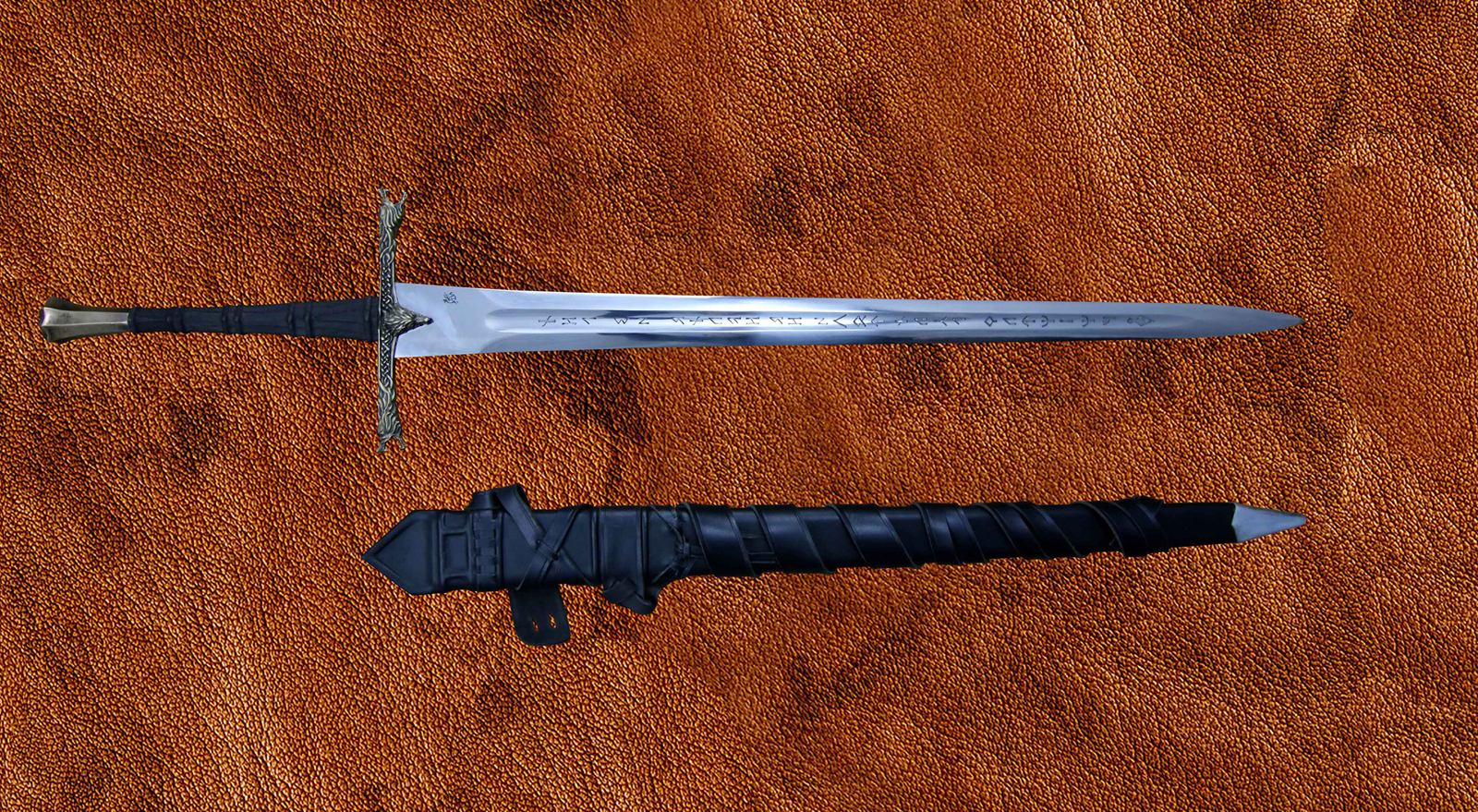 Das mittelalterliche Eindride Lone Wolf Schwert 
