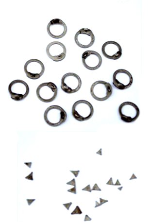 Flat rings with Wedge rivets