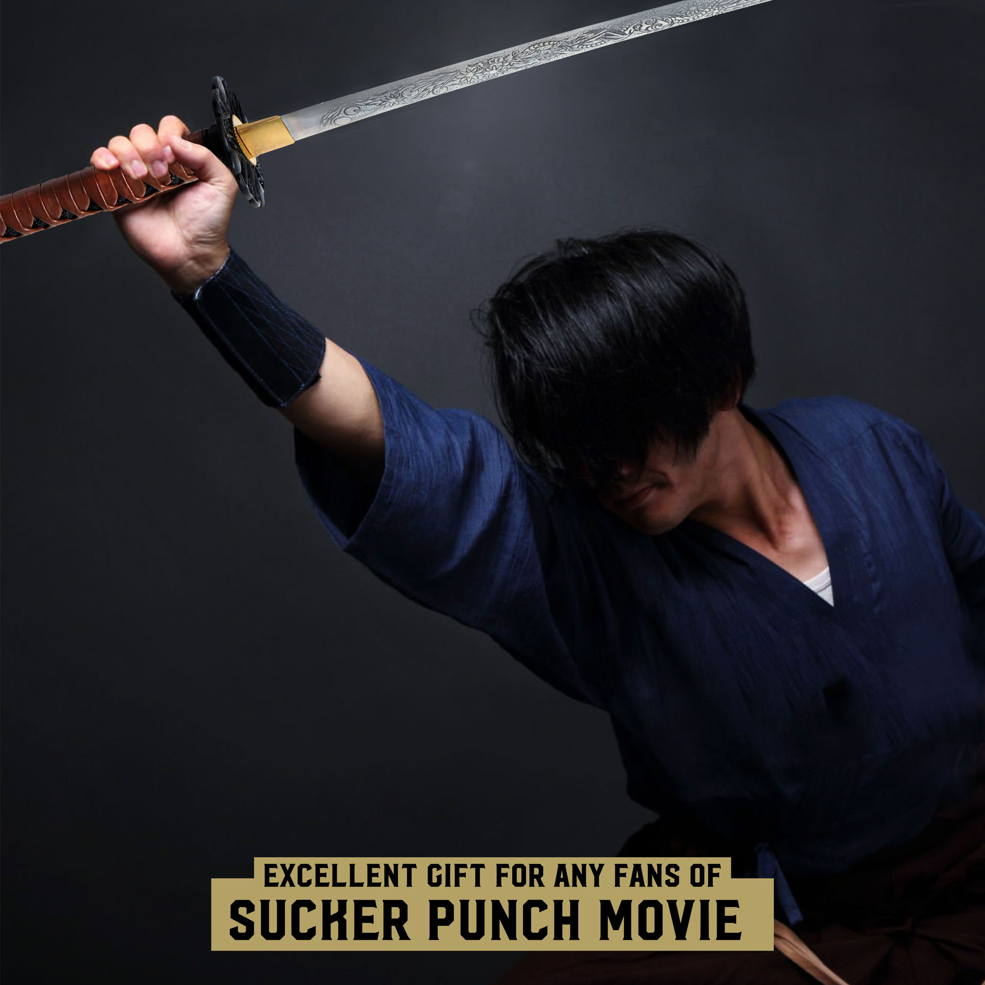 Sucker Punch Katana, handgeschmiedet