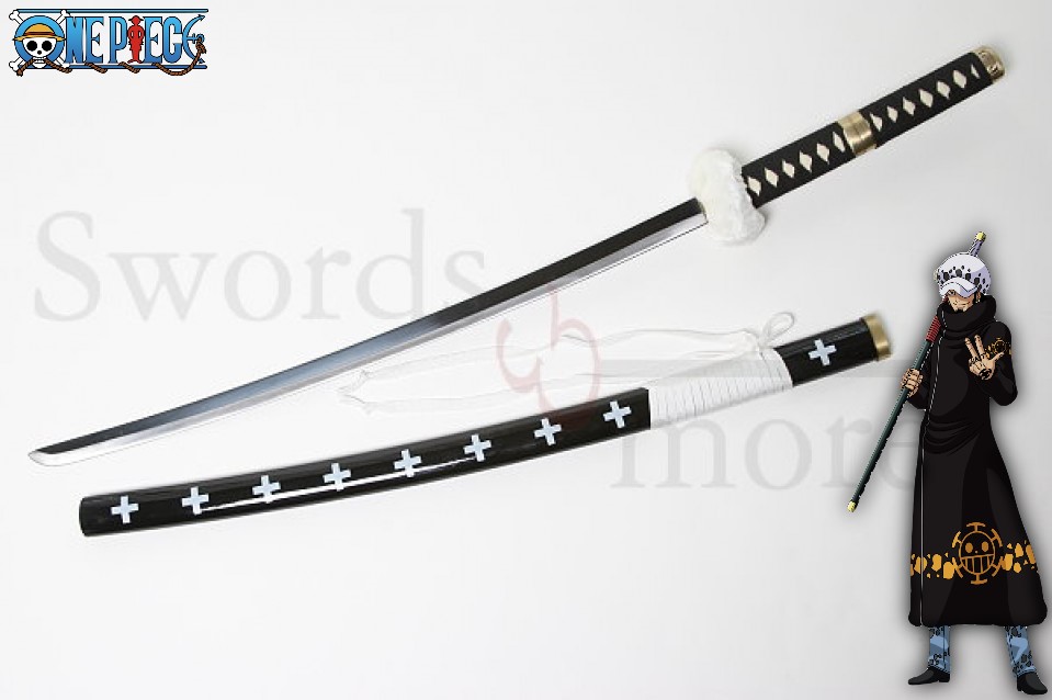 One Piece - Trafalgar Law Schwert schwarzer Griff 96 cm
