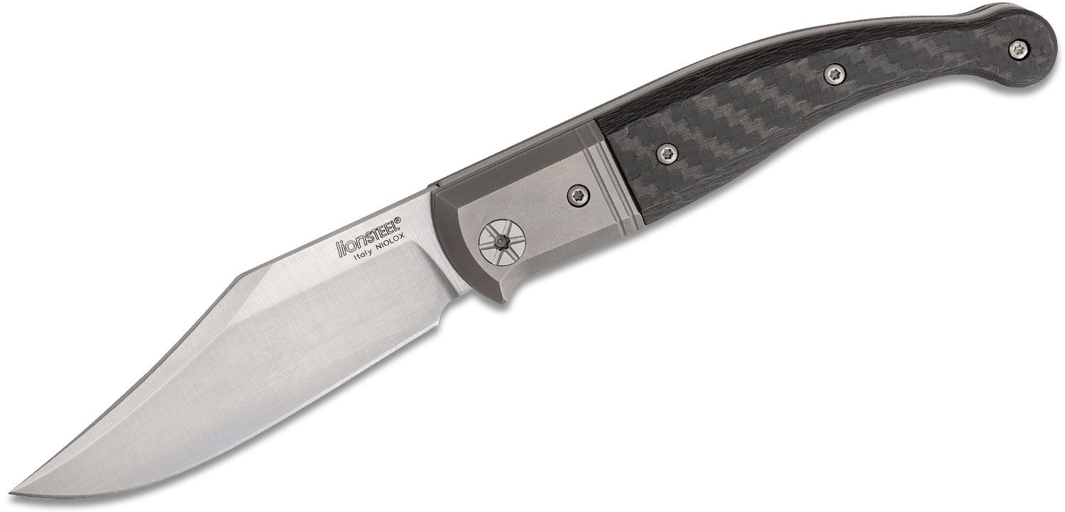 Gitano GT01 CF, Niolox Clip Point Blade, Carbon Fiber Handle