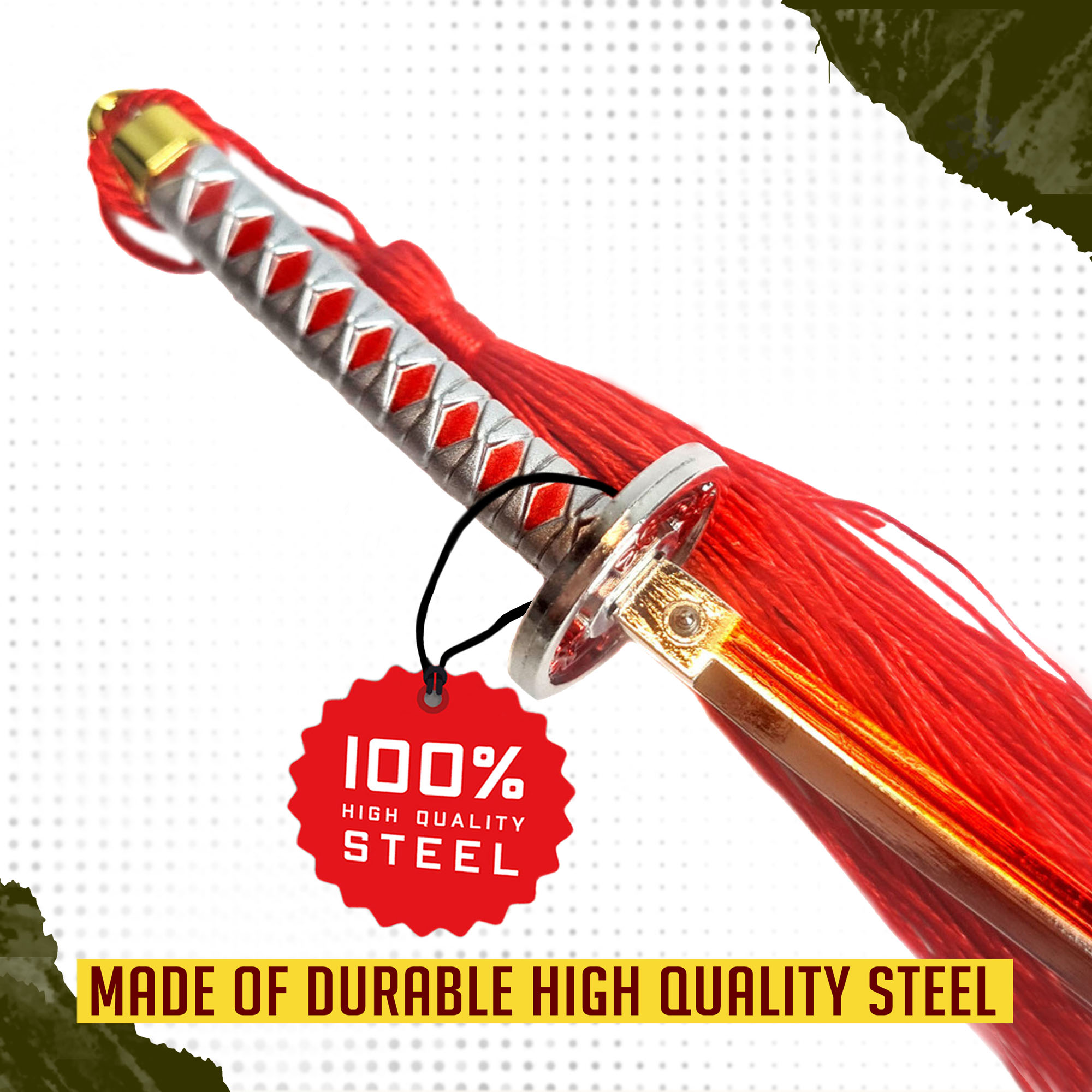 Demon Slayer – Kanao Tsuyuris Samuraikatana, Schwert-Brieföffner mit Scheide und Ständer