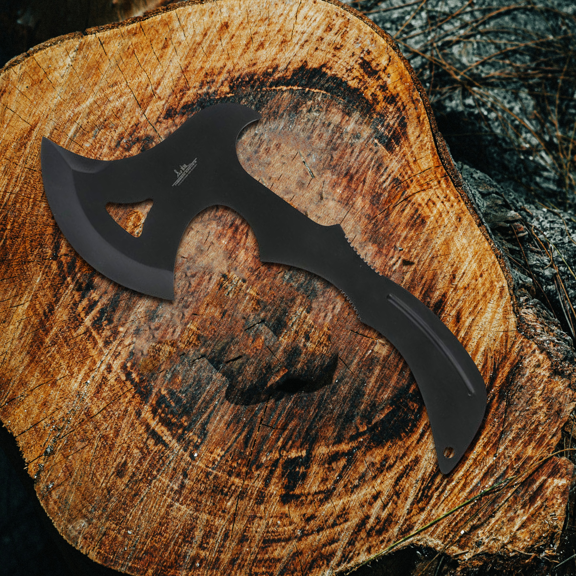 Gil Hibben Pro Wurfaxt mit Zielscheibe