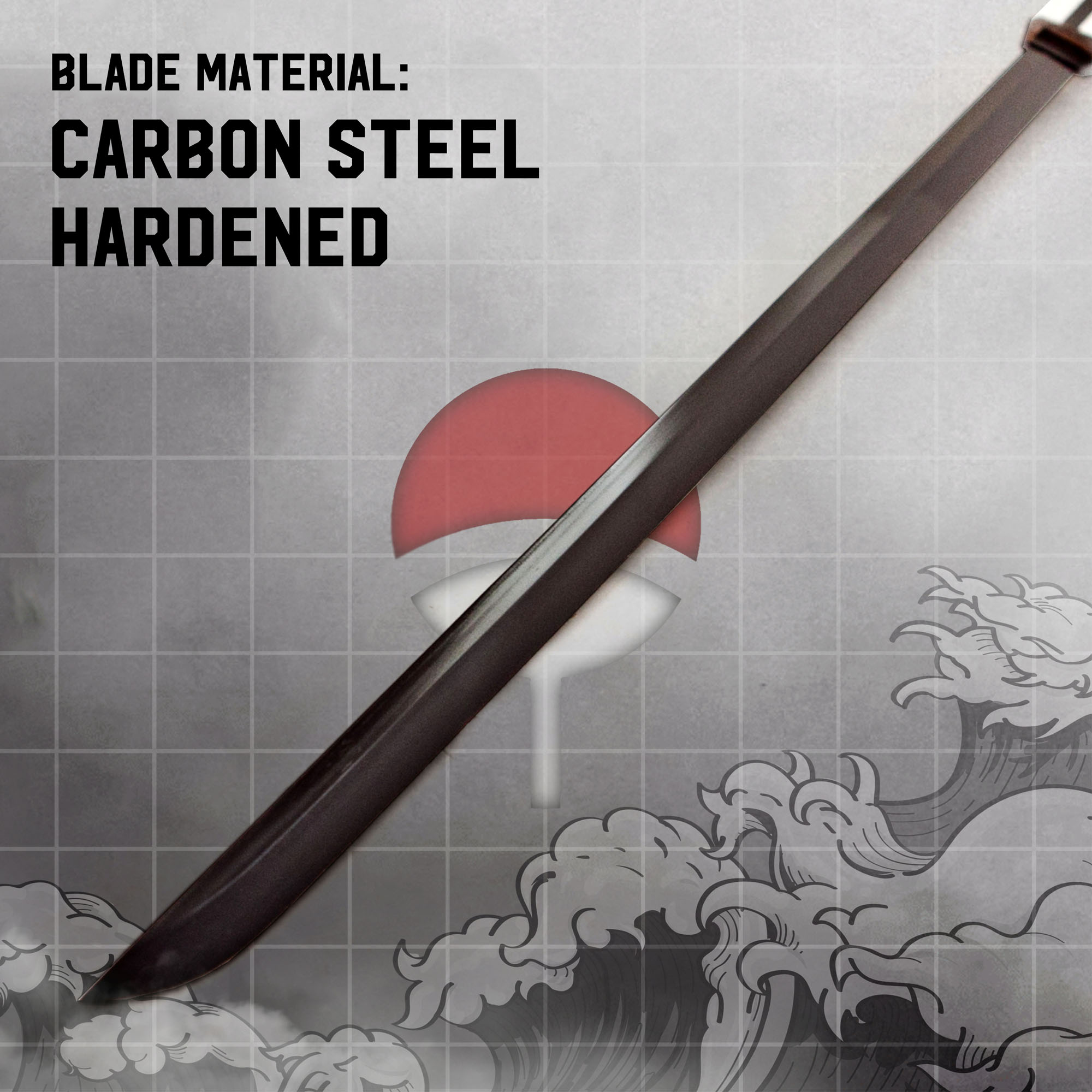 Sasuke Uchiha Naruto Anime Katana - handforged