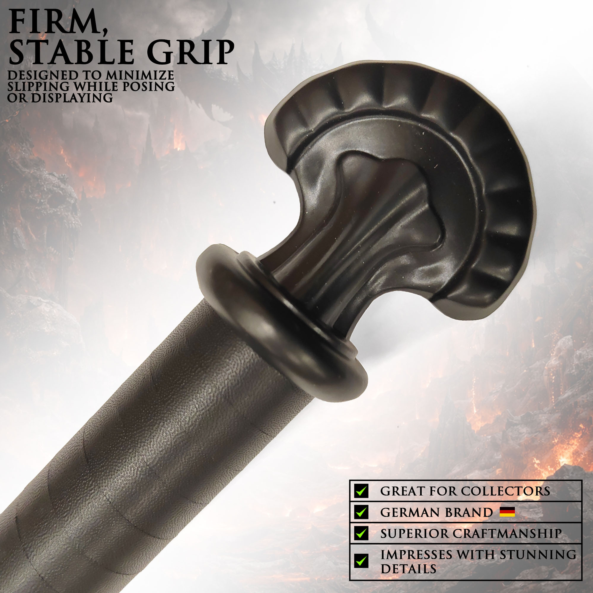 Black Clover: Asta's Demon-Dweller Sword – 51" Steel Replica