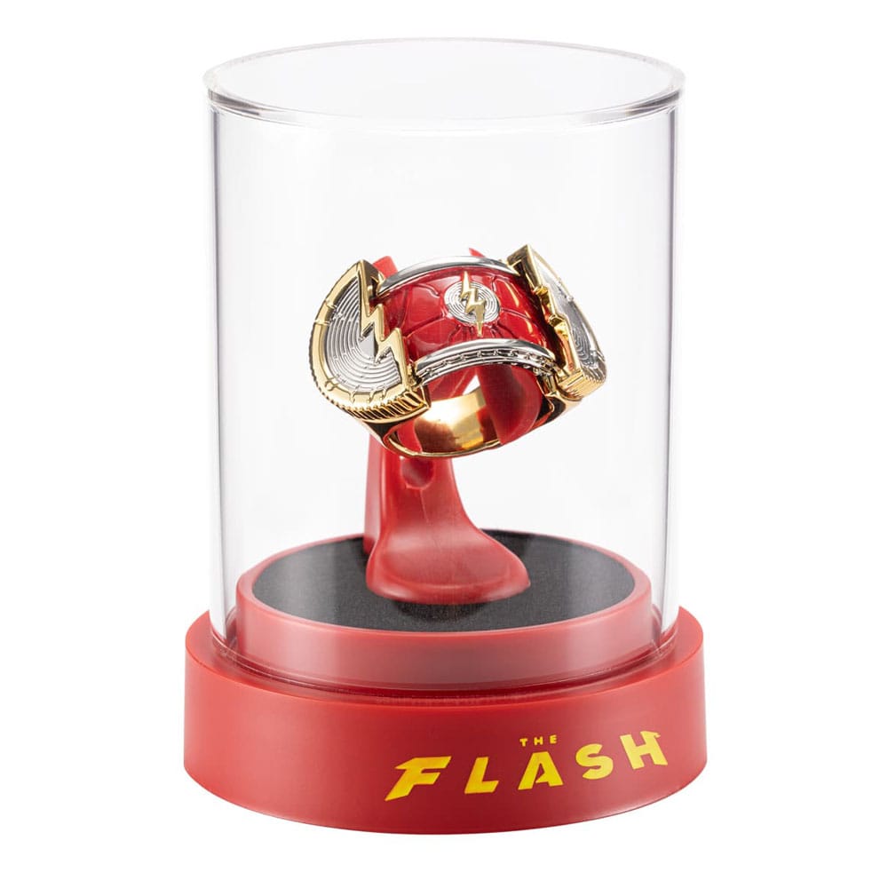 DC Comics Flash Prop Replica Ring mit Display