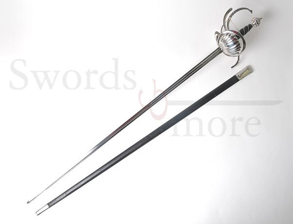 Ribbed Shell Swept Hilt Rapier