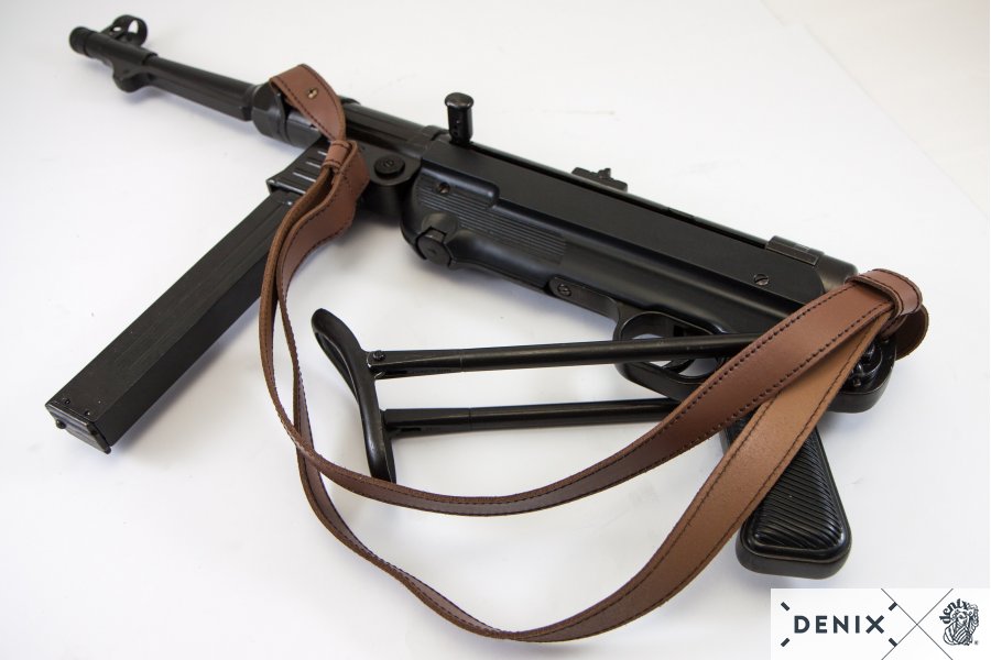 Deutsche MP 40 „Schmeisser“ Gurt aus Metall, mit Bügel, 9 mm, 2.Wk.