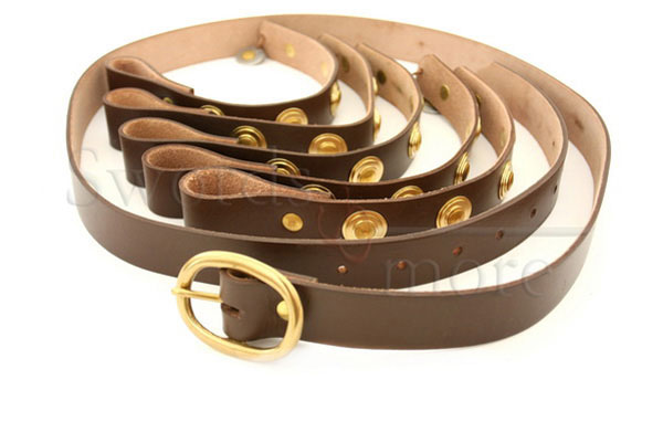 Roman Belt with Hanging Leather Strips