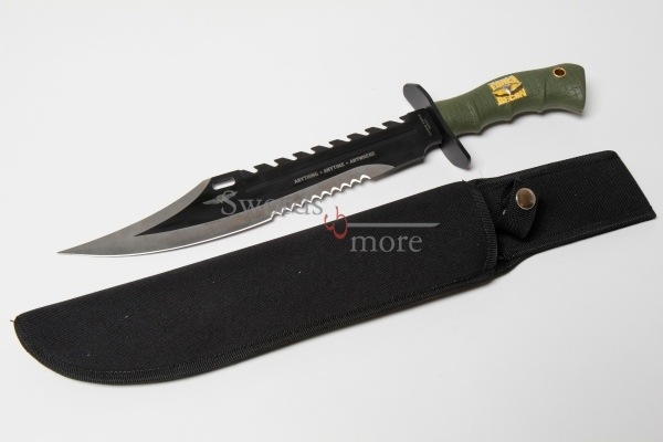 Anytime Anywhere Marine Recon Bowie and sheath