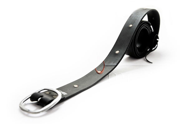 Medieval Double Wrap Belt, black, size S