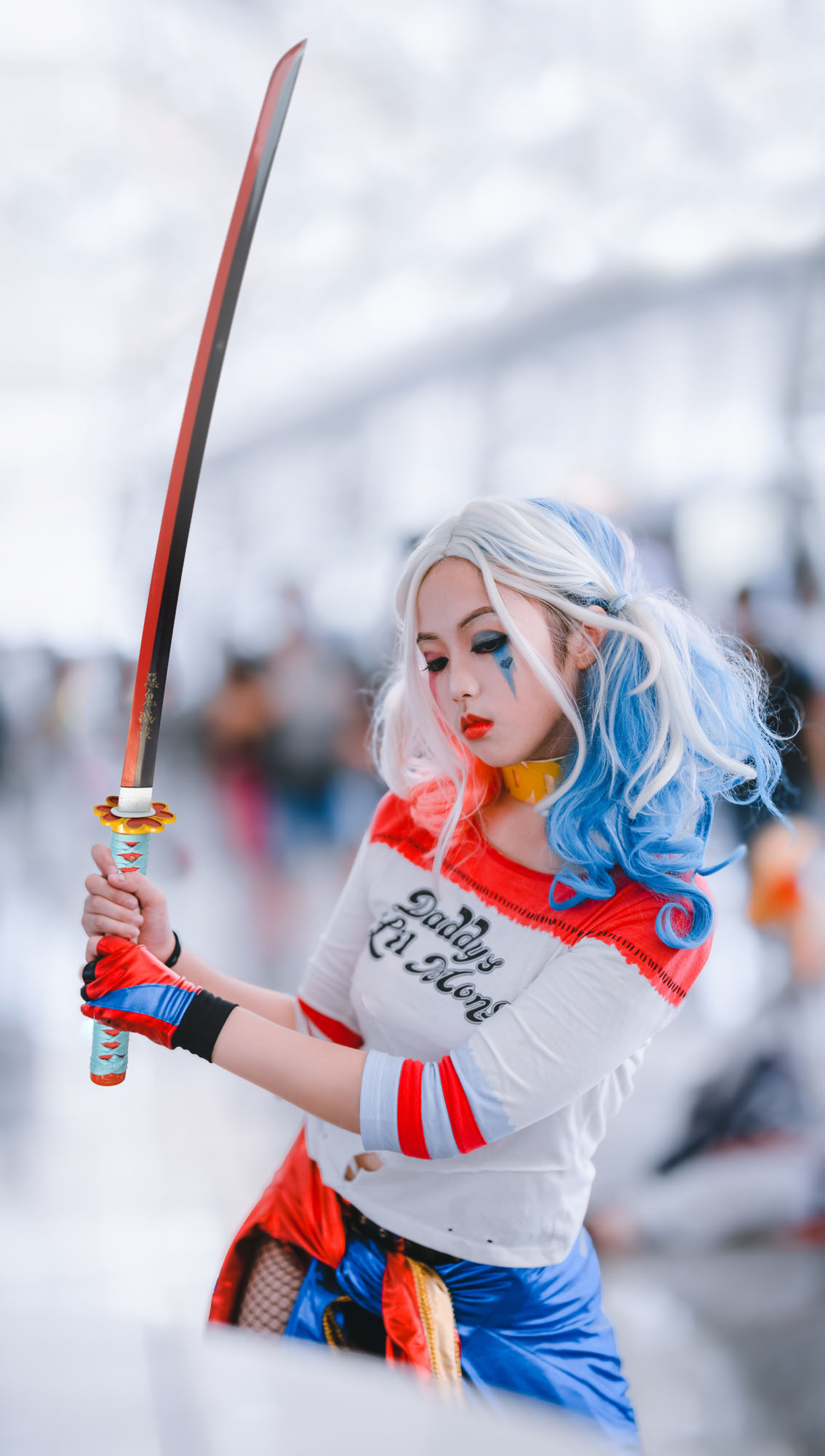 Demon Slayer: Kimetsu no Yaiba - Kanroji Mitsuri Schwert - handgeschmiedet Demon Slayer: Kimetsu no Yaiba - Kanroji Mitsuri Schwert - handgeschmiedet