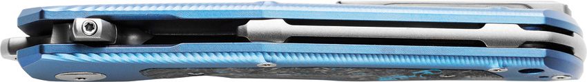 Q4ttro, Blue Titanium Handles with FatCarbon Inlays
