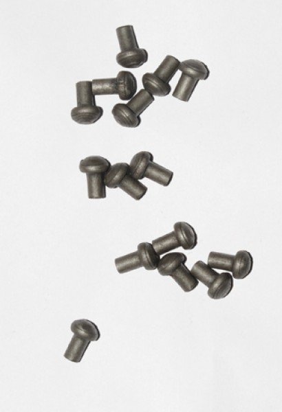 Stahlnieten mit Pilzkopf - Länge 15 mm