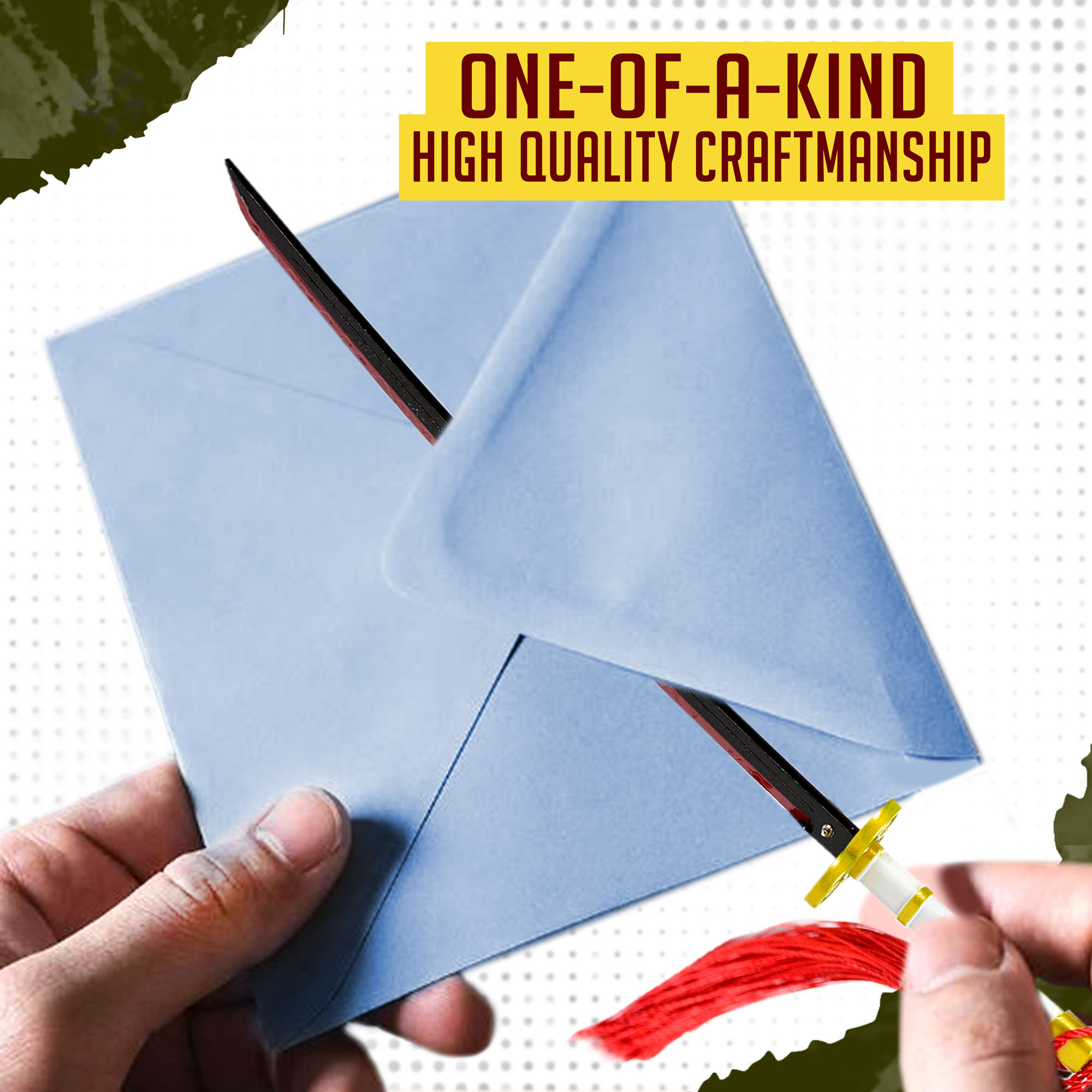 One Piece - Oden's Ame No Habakiri Sword - Letter Opener Version with Stand