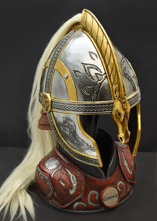 Herr der Ringe - Helm von Eomer mit Ständer Herr der Ringe - Helm von Eomer mit Ständer