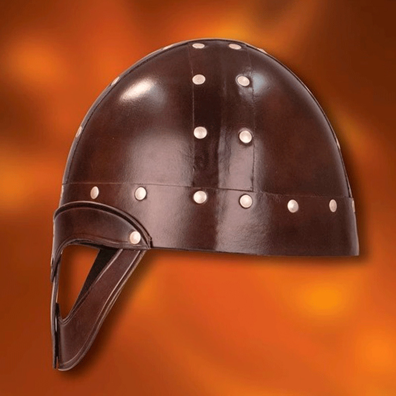 Leder Vendel Wikingerhelm