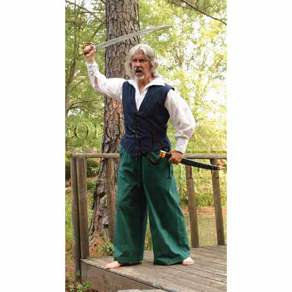 Piratenweste, Navy, Größe XXL