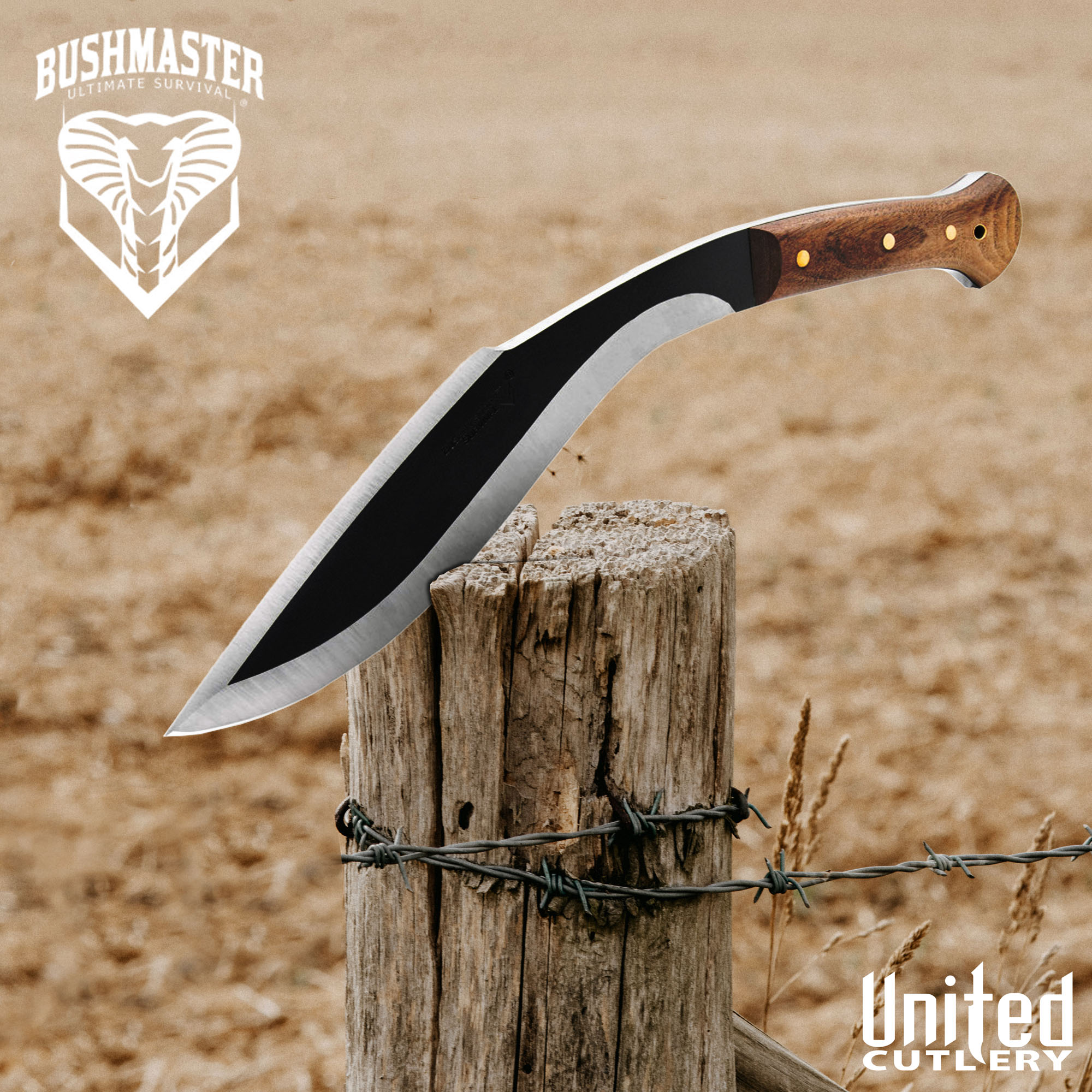 Bushcraft Kukri mit Scheide