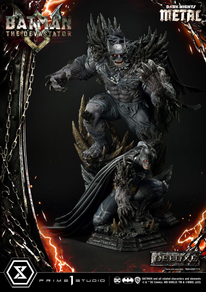 Dark Knights: Metal Statue 1/3 The Devastator Deluxe Bonus Version 98 cm
