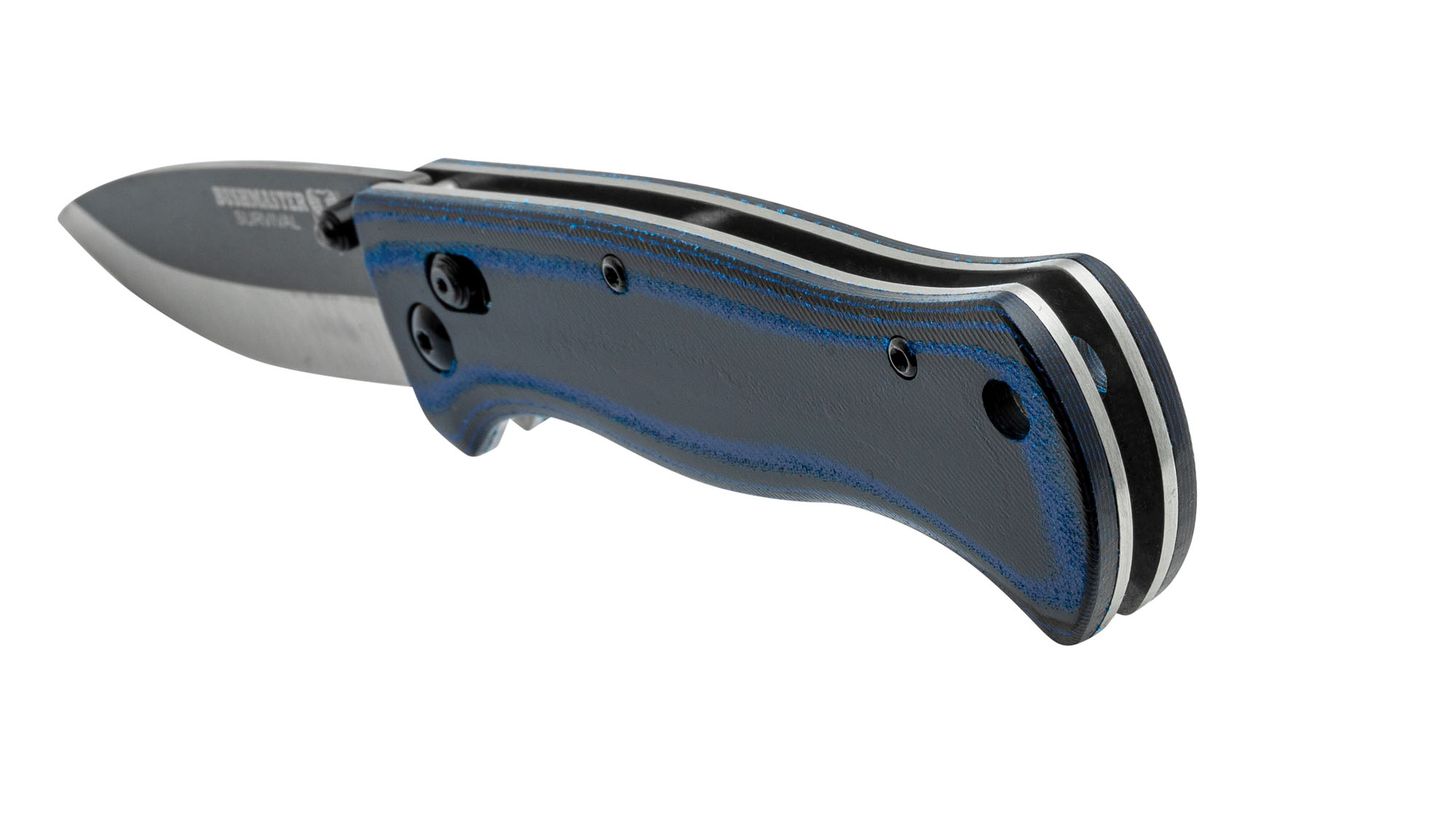 Bushmaster Explorer Blaues G10 Taschenmesser