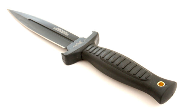 Combat Commander Boot Knife Black with Shoulder Harness