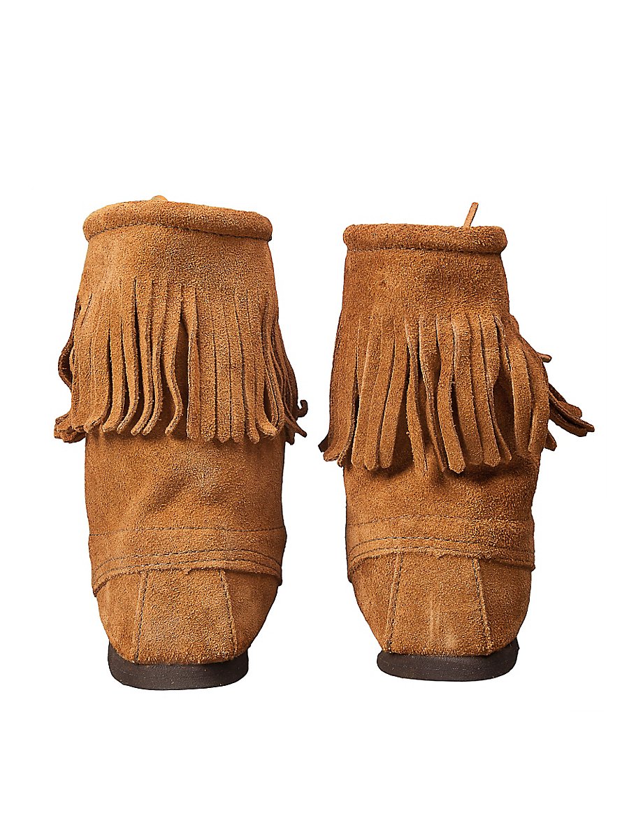Suede half boots with fringe - Osceola, Size 40