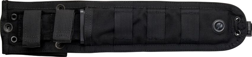 EX-F01 Einsatzmesser, schwarzer G10-G-Mascus-Griff, MOLLE-Scheide