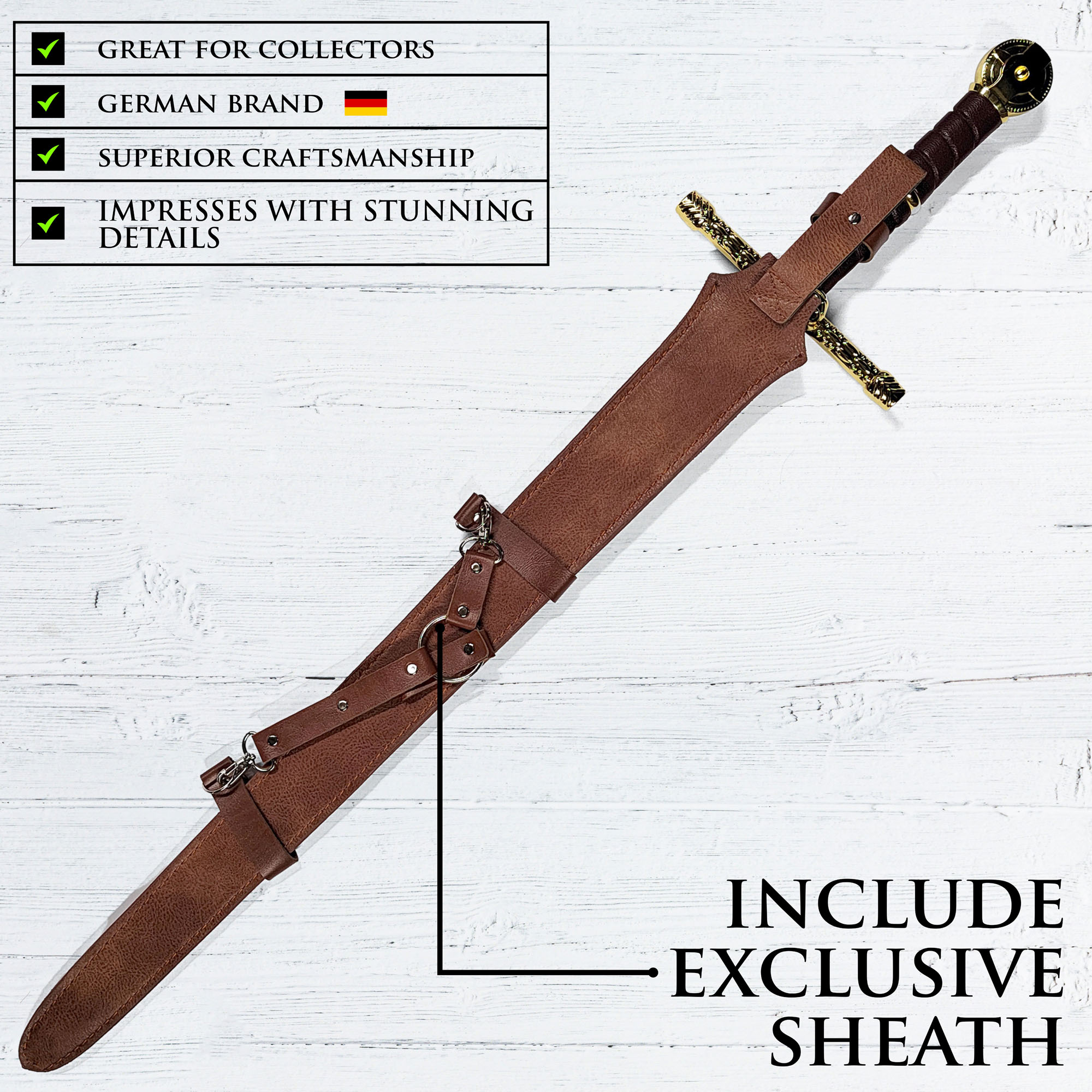 Elden Ring - Lordsworn's Schwert mit Scheide