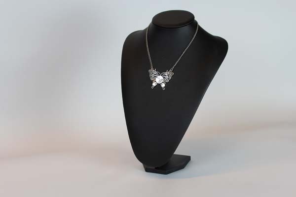 Steampunk Anhänger mit Kette - Schmetterling