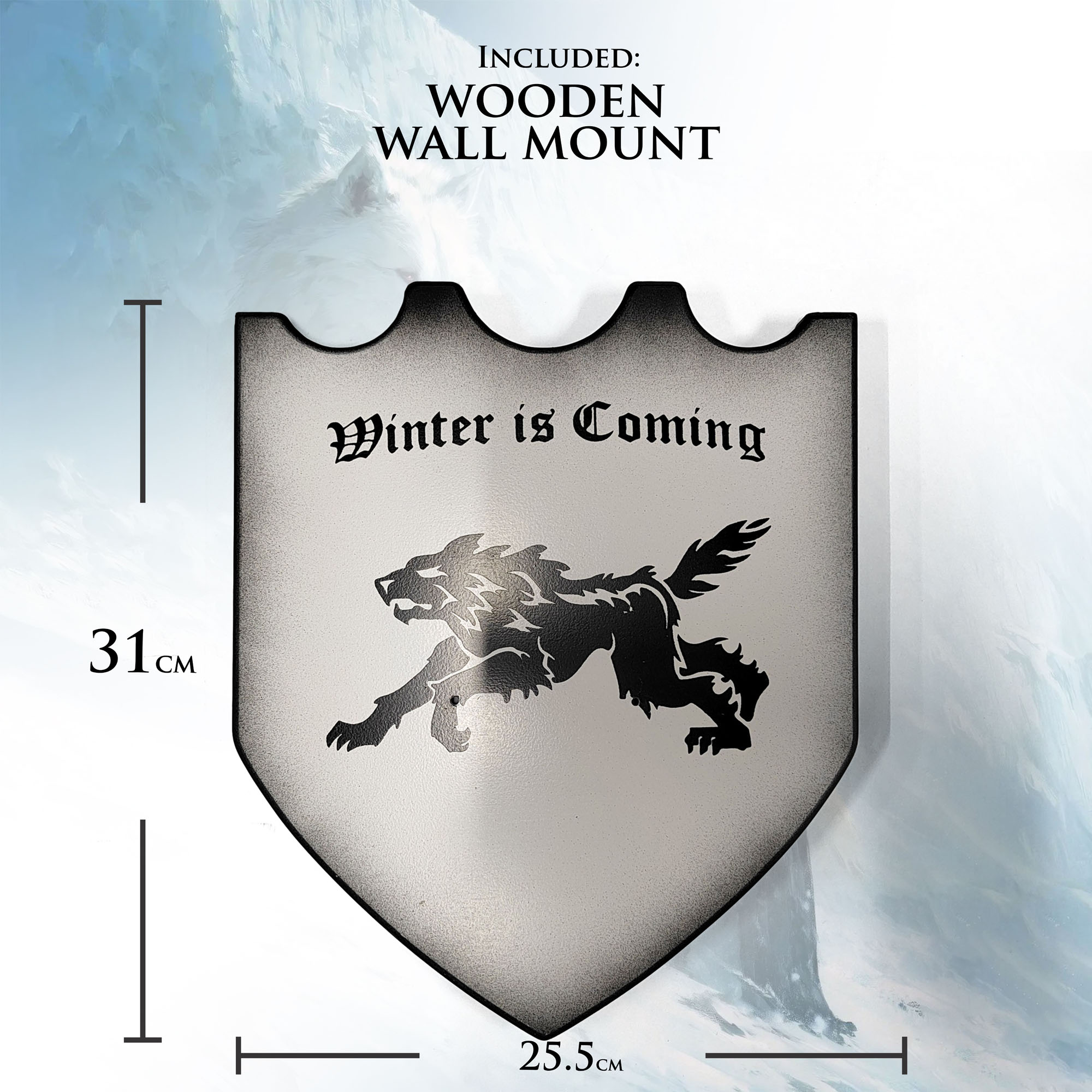 Jon Snow's "Longclaw" Replica Sword (Game of Thrones) with Wall Mount