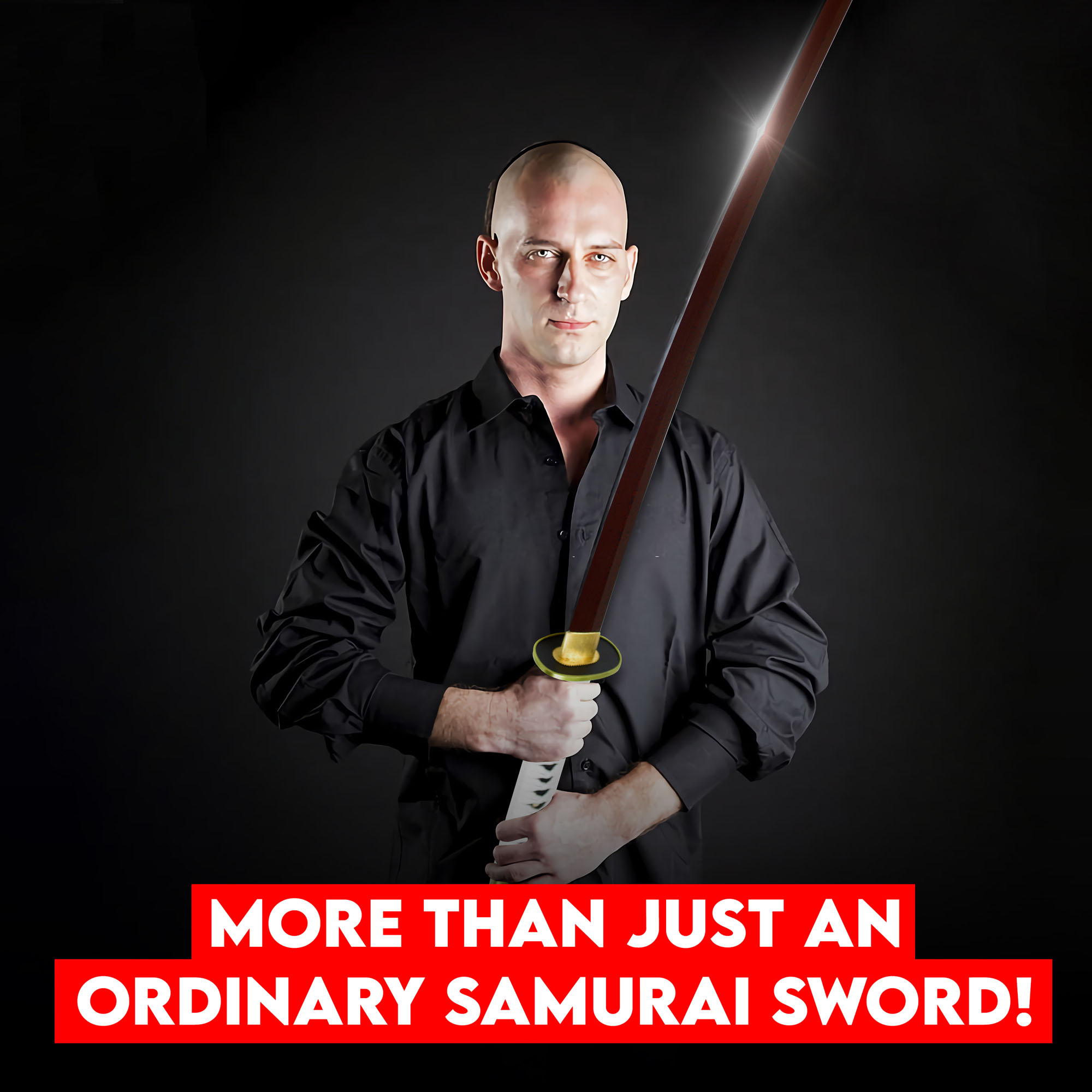 Wado-Ichi-Monji by Roronoa Zoro katana - handforged & folded, Set - Blood Damascus Edition