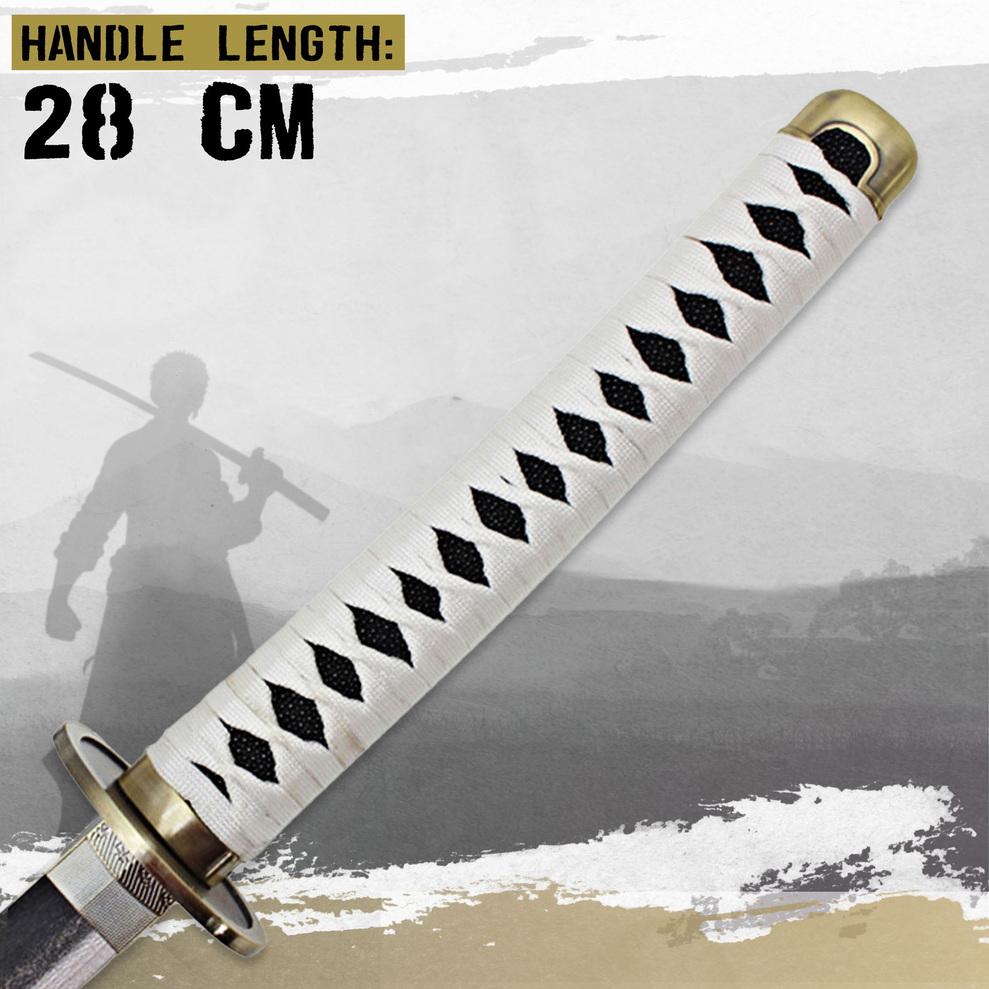 One Piece - Wado-Ichi-Monji Katana aus Holz mit Scheide